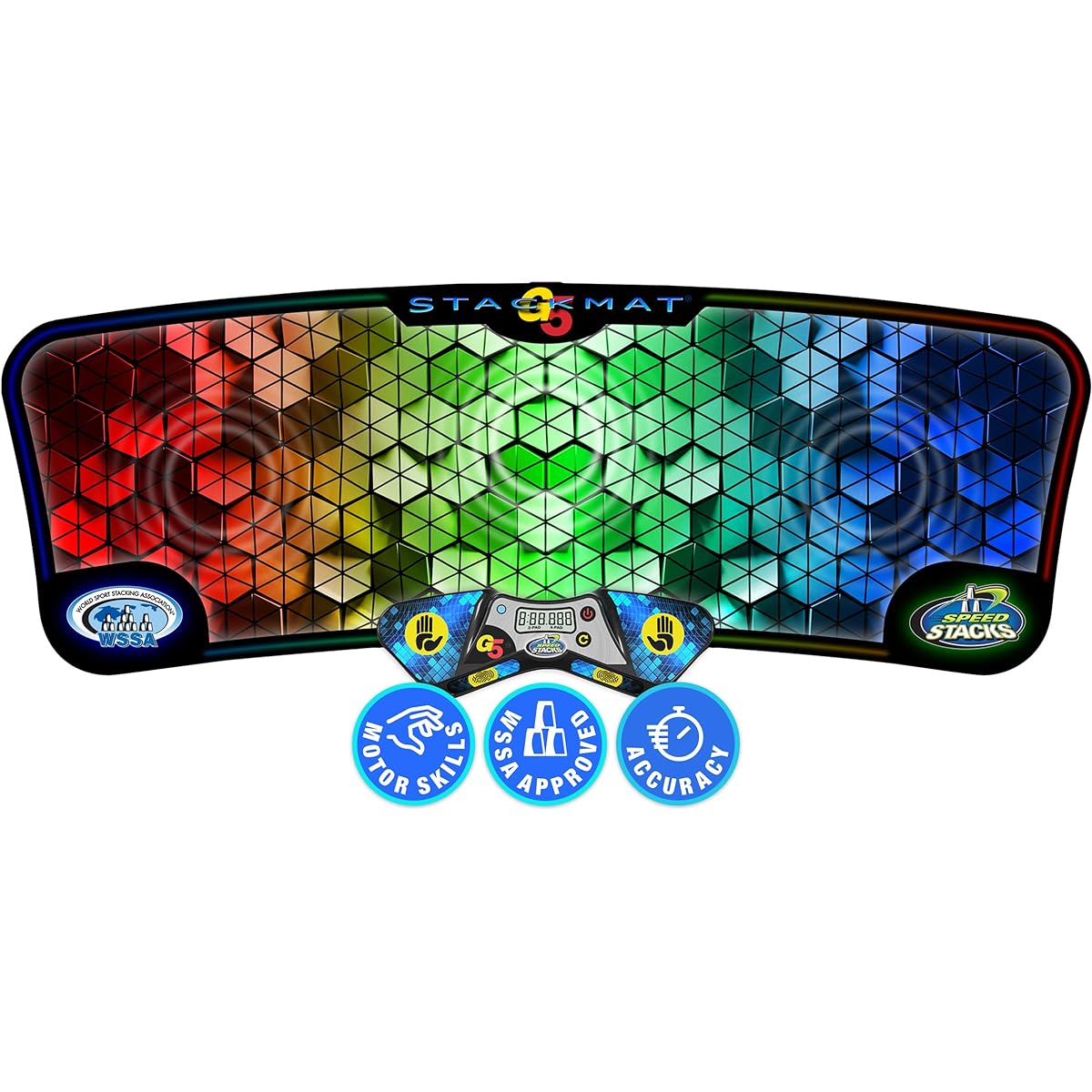 [Speed Stacks] Speed Stacks Stackmat Voxel Glow 03617 [Parallel import goods]