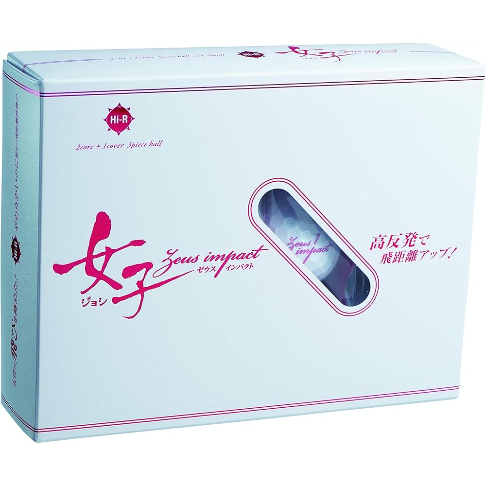 Kasco Golf Ball Zeusimpact Women's 2 High Repulsion