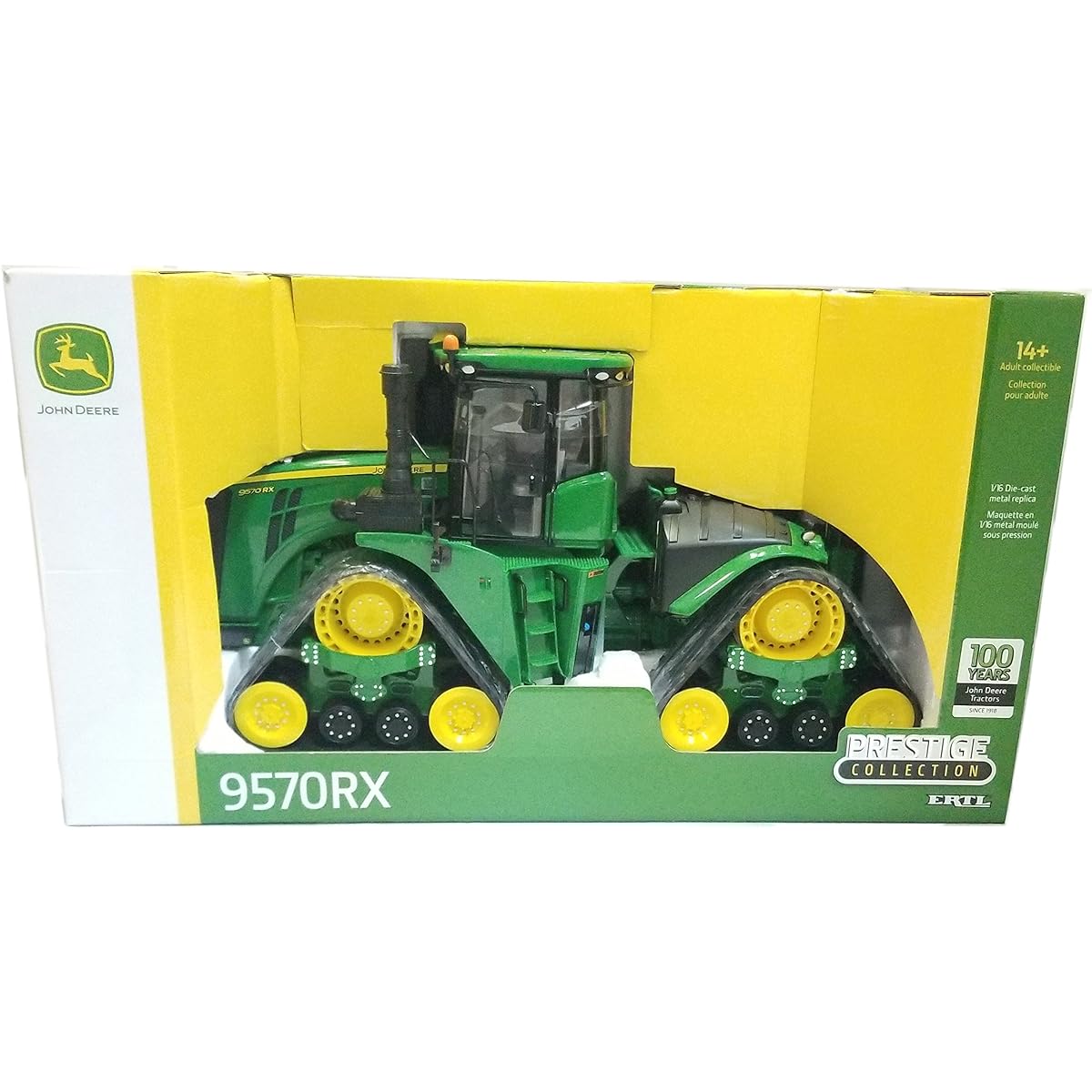 John Deere 1/16 9570RX 100th Anniversary Prestige Edition Tractor Toy - LP69414