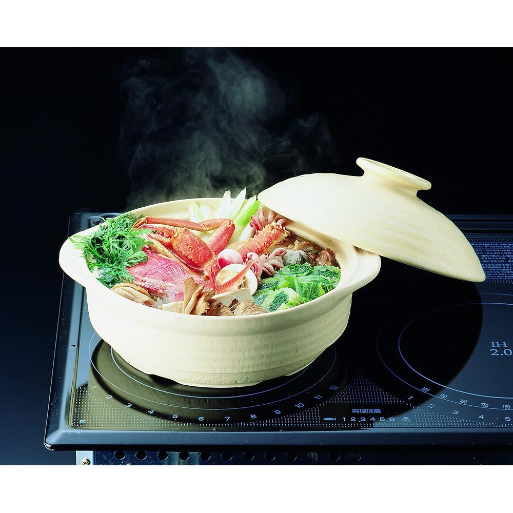 MIYAWO Thermatech IH Earthen Pot Black No. 10 ME107