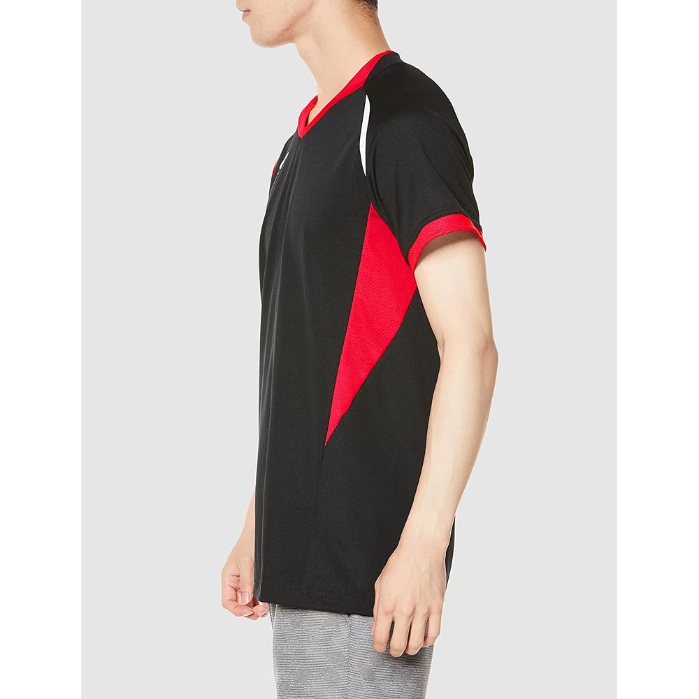 [Mizuno] Volleyball Wear Game Shirt, Short Sleeve, Sweat Absorbent, Quick Drying, Junior Available V2MA2112