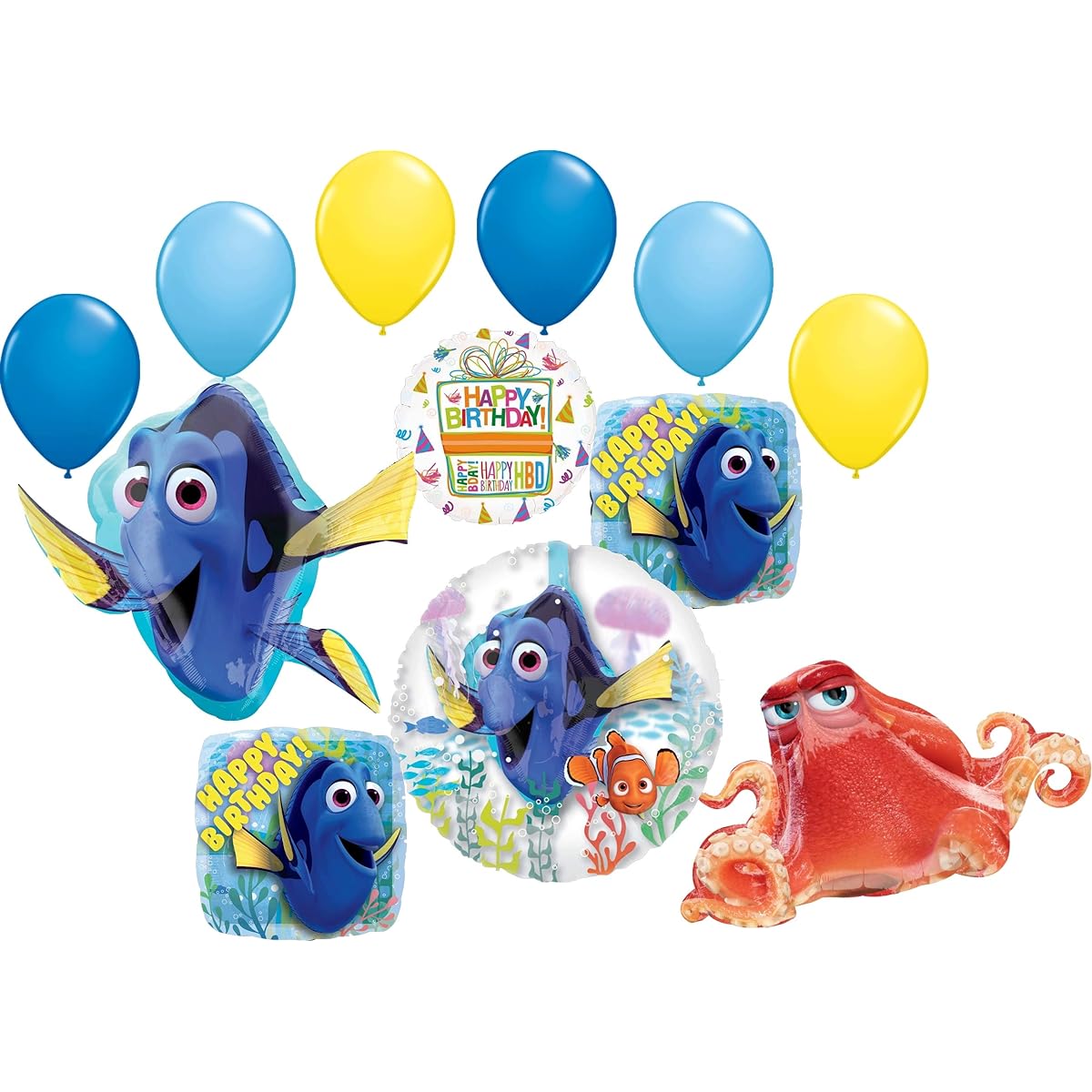 Finding Dory Party Supplies Birthday Insider Balloon Bouquet Decorations
