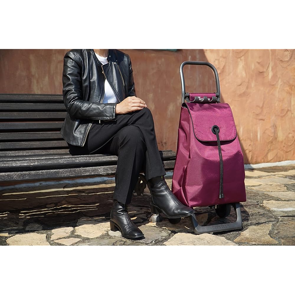 Rolser Shopping Cart Baby Joy Color MF Burgundy 36L RS-101C Japanese Original Frame Quiet Light Smooth Levels Made in Spain