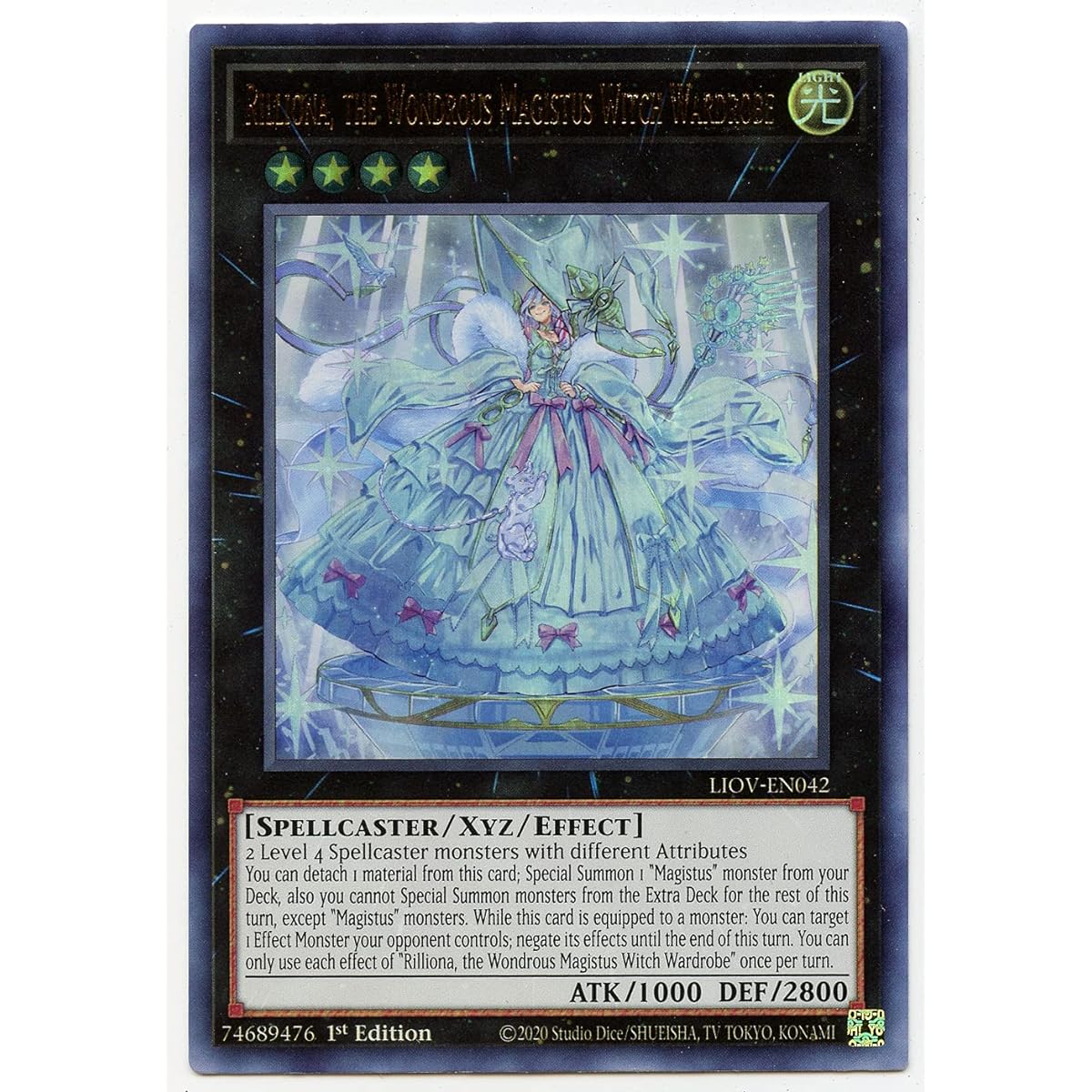 Liliona, the Mysterious Sorcerer Witch's Wardrobe - LIOV-EN042 - Ultra Rare - 1st Edition