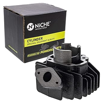 NICHE 49cc Cylinder Piston Gasket Top End Kit for Yamaha Champ LC50 Towny MJ50 QT50 PW50 18U-11631-00