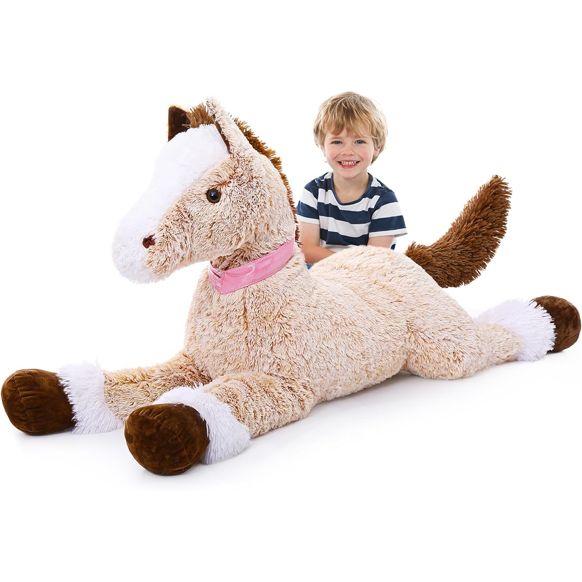 MaoGoLan Giant Horse Plush Toy 47 inch