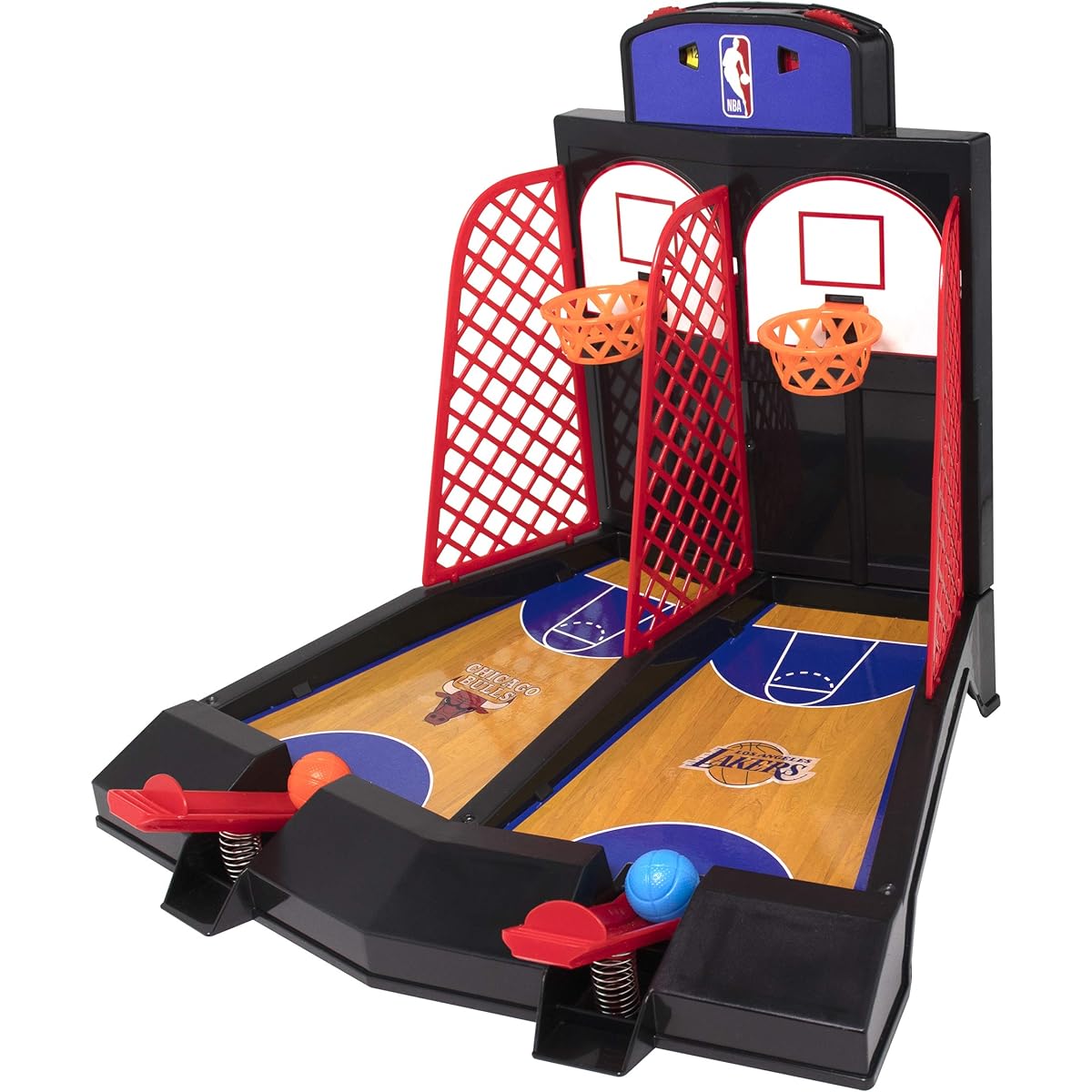 Official NBA Team Logo 2 Player Tabletop Arcade Basketball Game 9.1"L x 8.75"H x 10.9"W