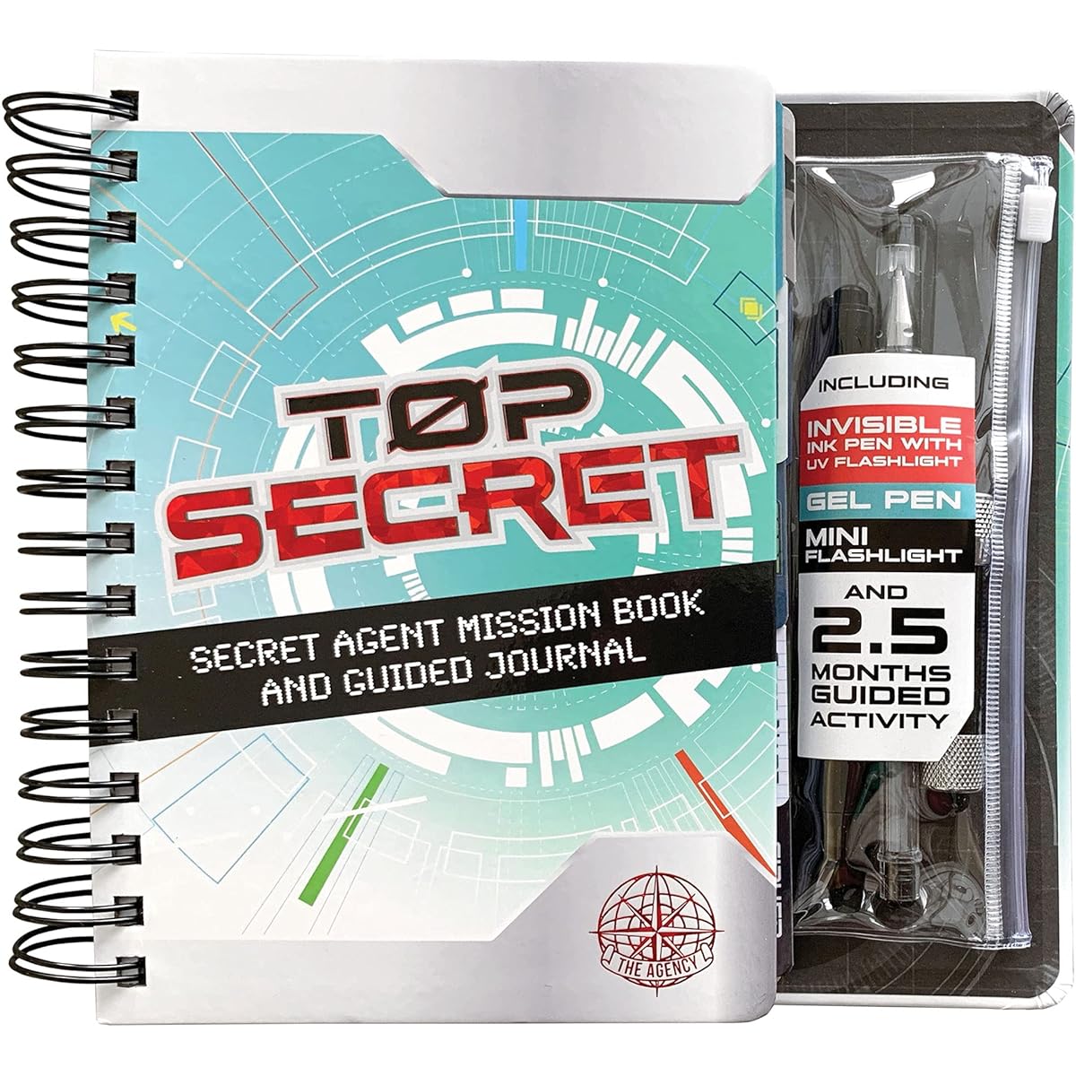 Playhouse Top Secret Kids Secret Agent Mission Book and Guide Journal