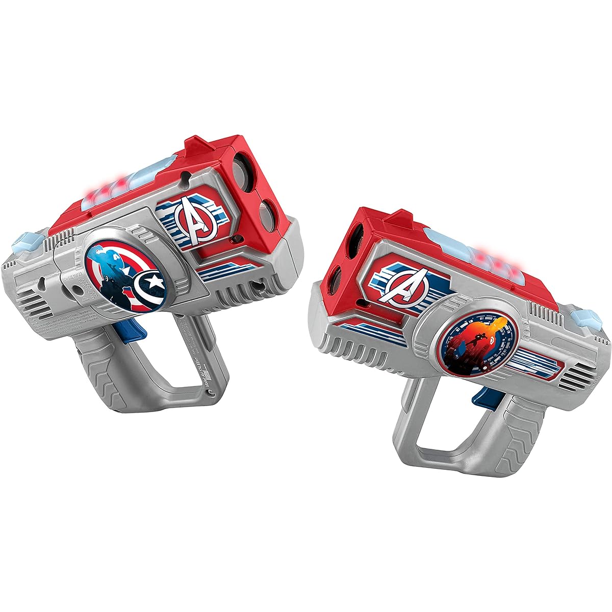 eKids Avengers Endgame Laser Tag for Kids - Infrared Laser Tag Blasters that Light Up and Vibrate