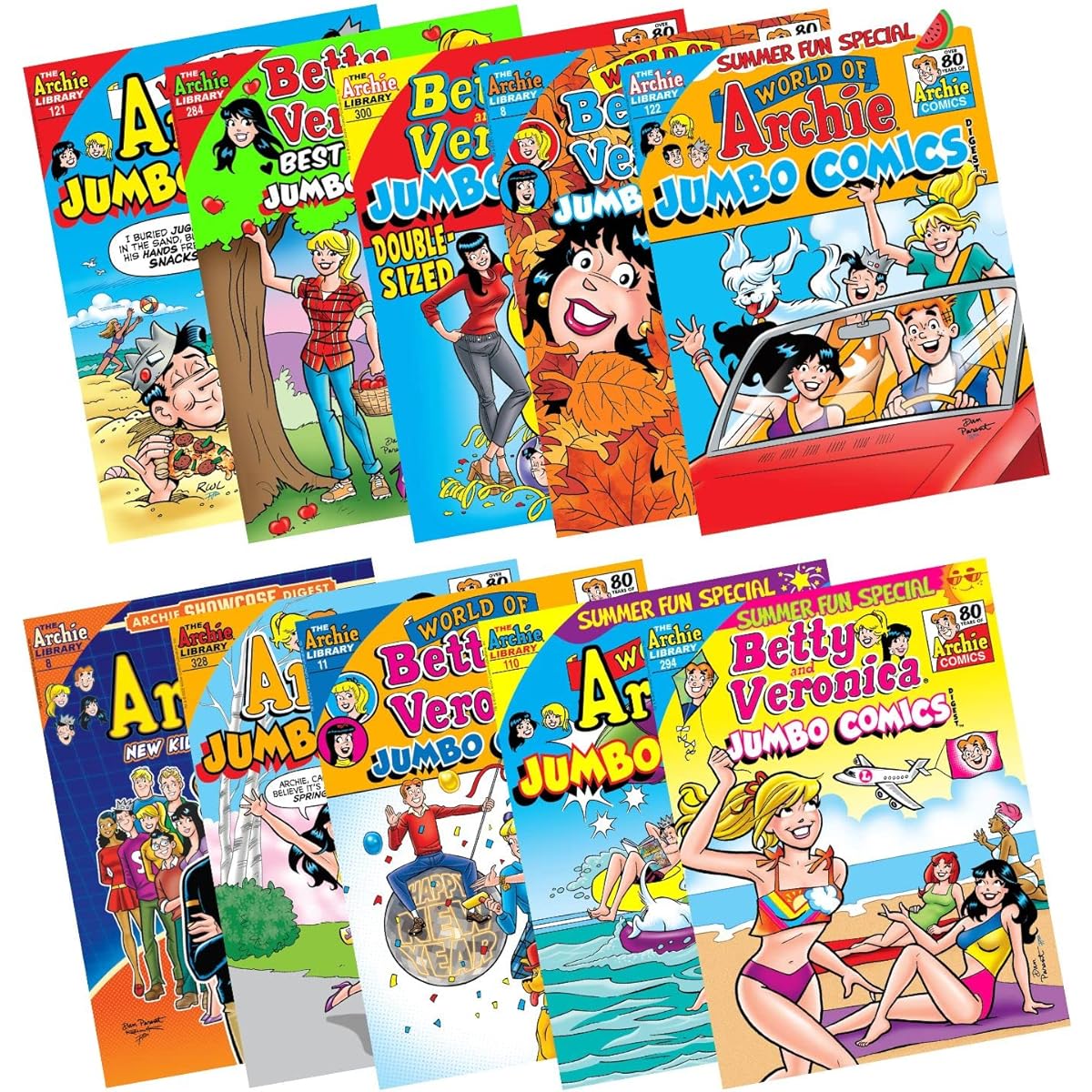 Archie Comics Digest Value Pack (10 volumes)