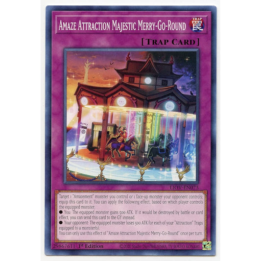Amaze Attraction Majestic Merry-Go-Round - LIOV-EN073 - Common - 1st Edition.