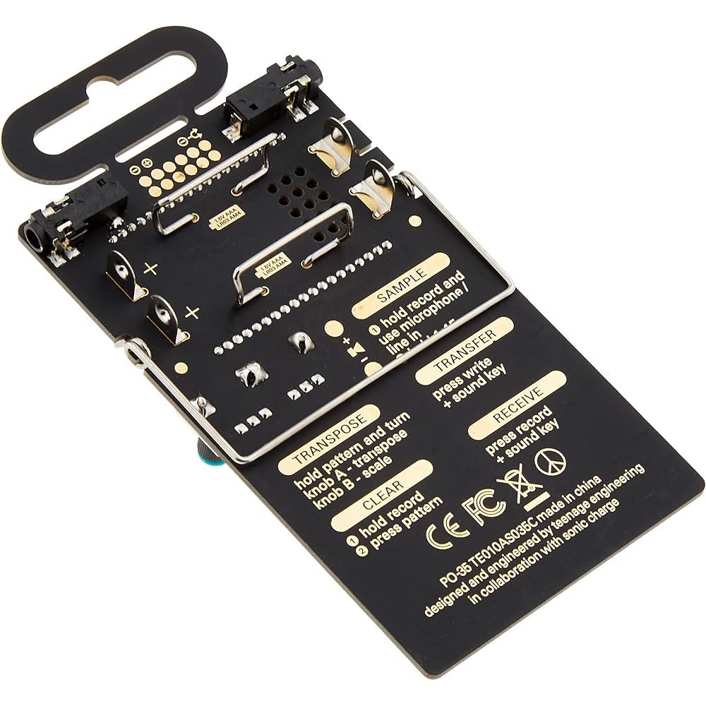 Teenage Engineering Pocket Operator Voice Effect Sampler PO-35 speak [Regular Imported Product]