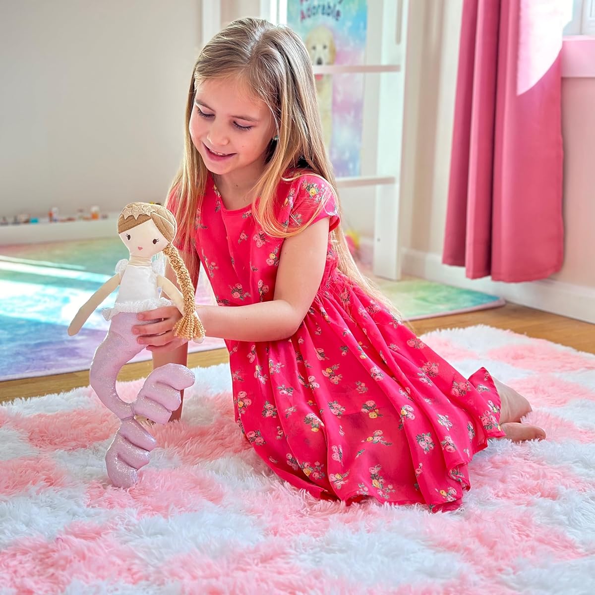 Laila and Lainey Plush Mermaid - Soft Mermaid Doll