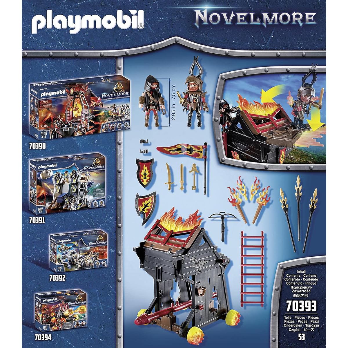 Playmobil Burnham Invaders Fire Ram