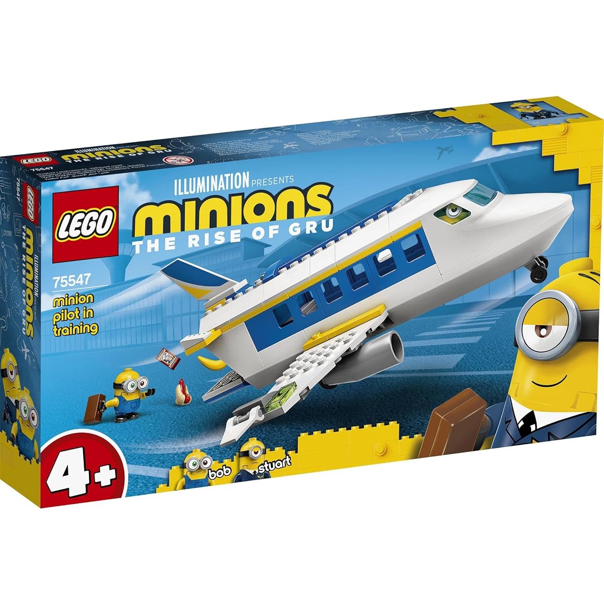 LEGO Minions Minion Pilot in Training 75547 Toy Blocks Gift Airplane Boys Girls Ages 4 and up