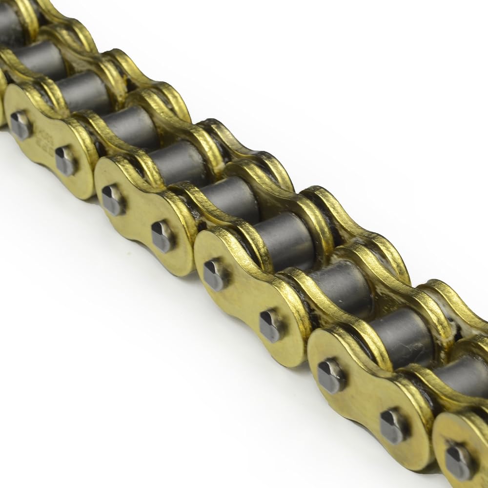 SEIKOH Bike Chain SFR 520-120L Gold Seal Chain Clip Type O-ring with Crimping Noise Silencing Type A59GOBC