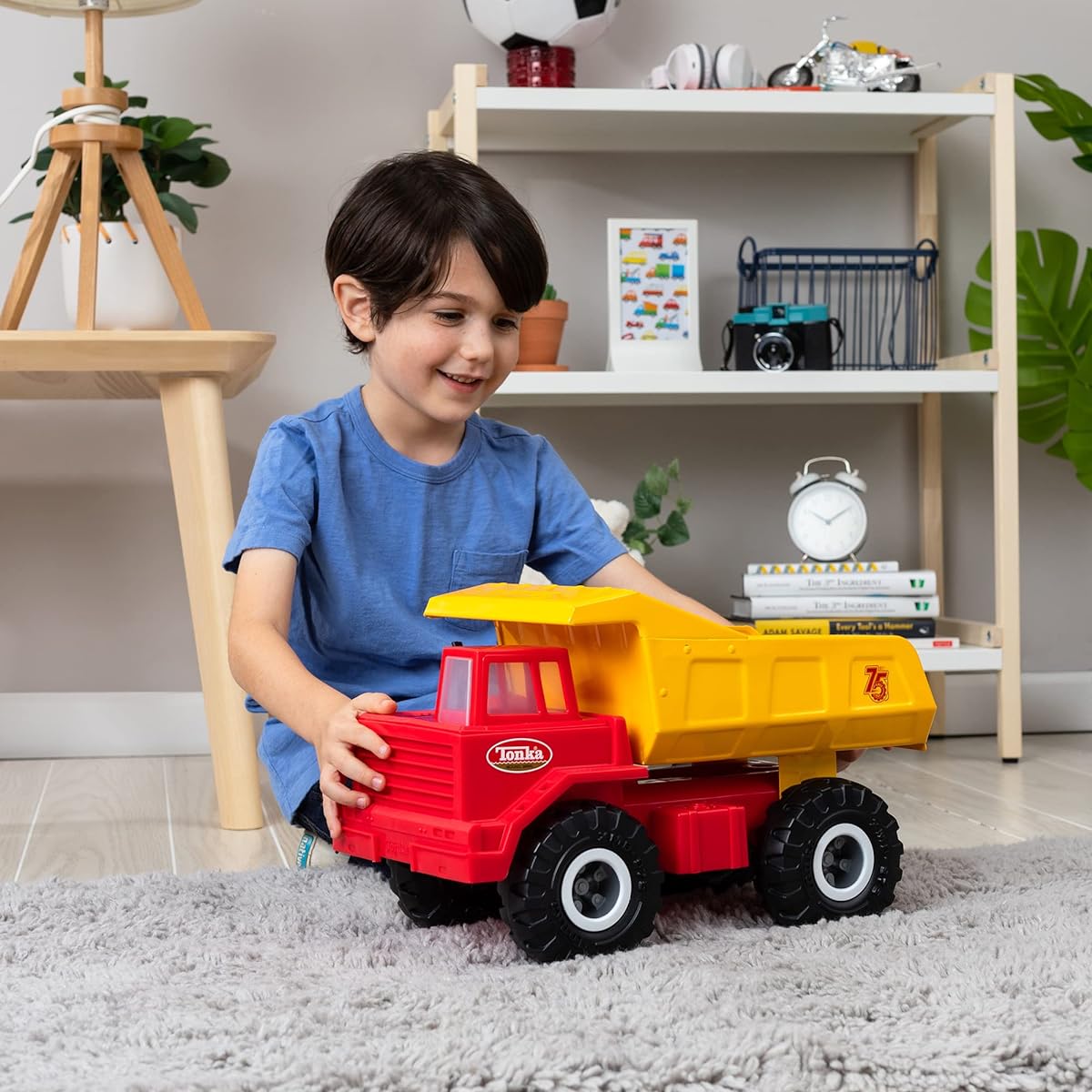 Tonka - Steel Classics, Commemorative 1968 Mighty Dump Truck, 75th Anniversary - Exclusive - Frustration Free Packaging (FFP)
