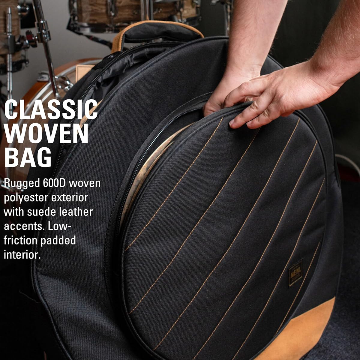 MEINL Cymbals Classic Woven Cymbal Bag MCCB22BK Black [Official Japanese Product]