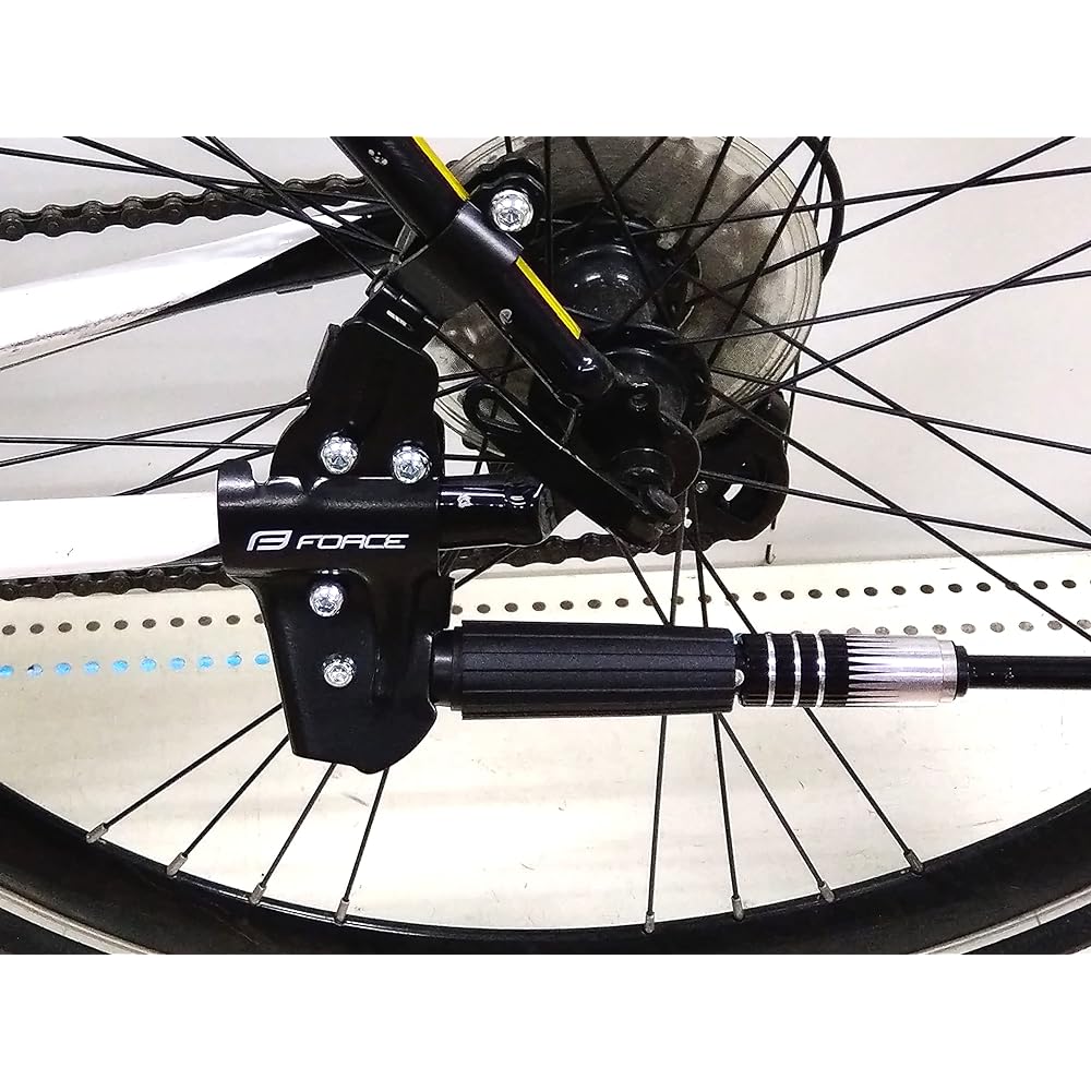 FORCE 80415 1-stand adjustable bicycle, black, compatible with 26-29 inches