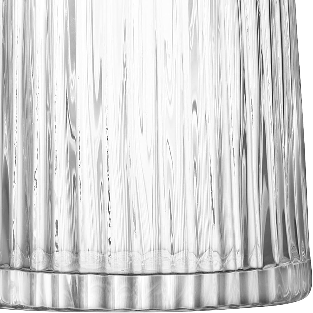LSA Flower Vase Clear Height 20cm PLEAT G1399-20-301
