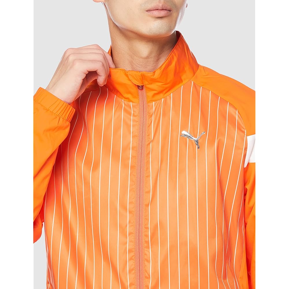 [PUMA] Men's Outerwear Golf Striped Full Zip Blouson