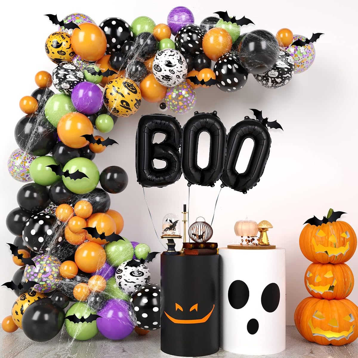 Vellax Balloon Garland Arch Kit - 16ft DIY Balloons for Boy & Girl Birthday Backdrop Decorations Oh Baby Shower Wedding Graduation Anniversary Bridal Shower Bachelorette Party Supplies Decorations - Orange HLW