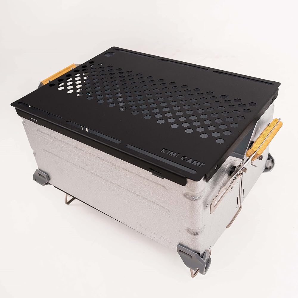 KIMI CAMP Shelf Container Top Board Snow Peak Original Top Board Iron Top Board (ST02)