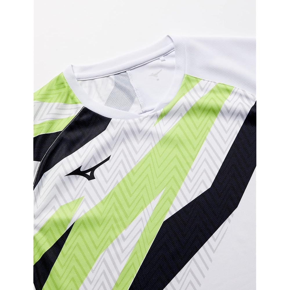 [Mizuno] Tennis Wear Game Shirt Sweat Absorbent Quick Drying Dynamotion Fit 62JA2002