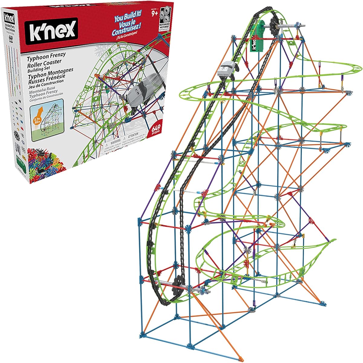 K'NEX Typhoon Frenzy Roller Coaster [Parallel Import]
