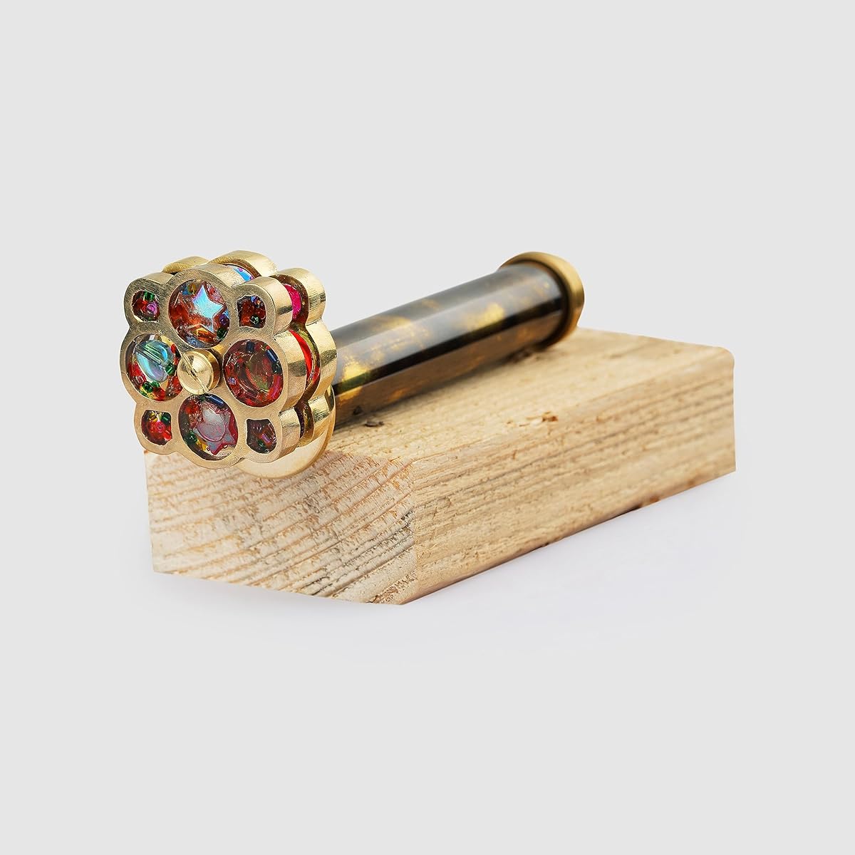 AL QAYIM Vintage Brass Kaleidoscope - Timeless Optics for Art Lovers and Relaxation Seekers Unique Birthday Gifts for Women and Men