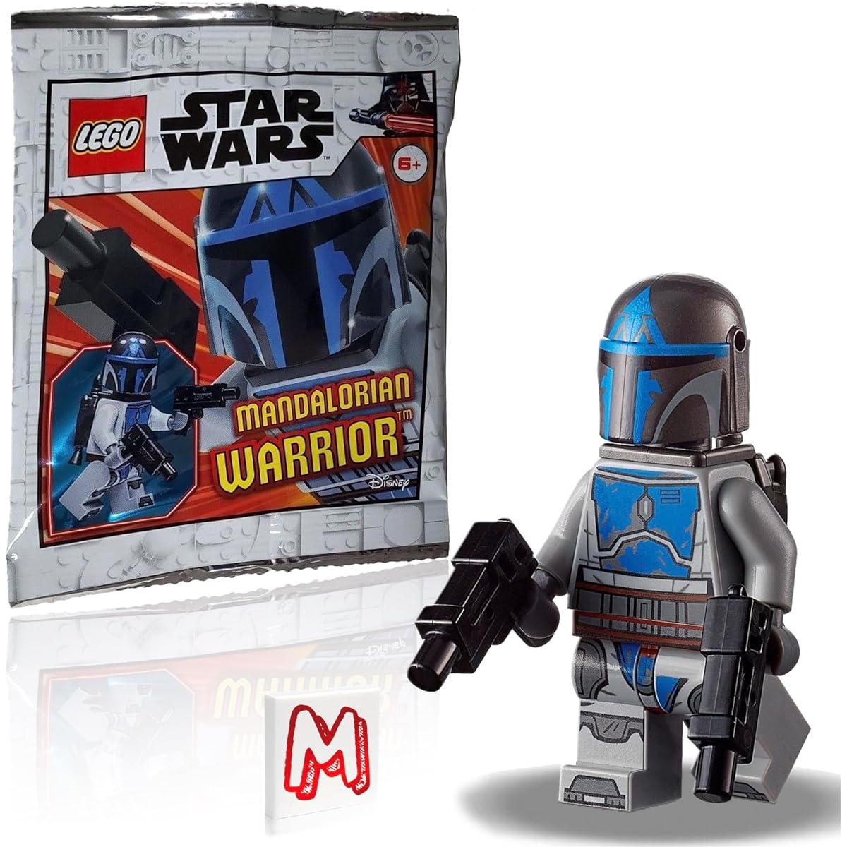 LEGO Star Wars The Clone Wars Minifigure Mandalorian Loyalist Warrior with Dual Blasters Limited Edition Foil Pack
