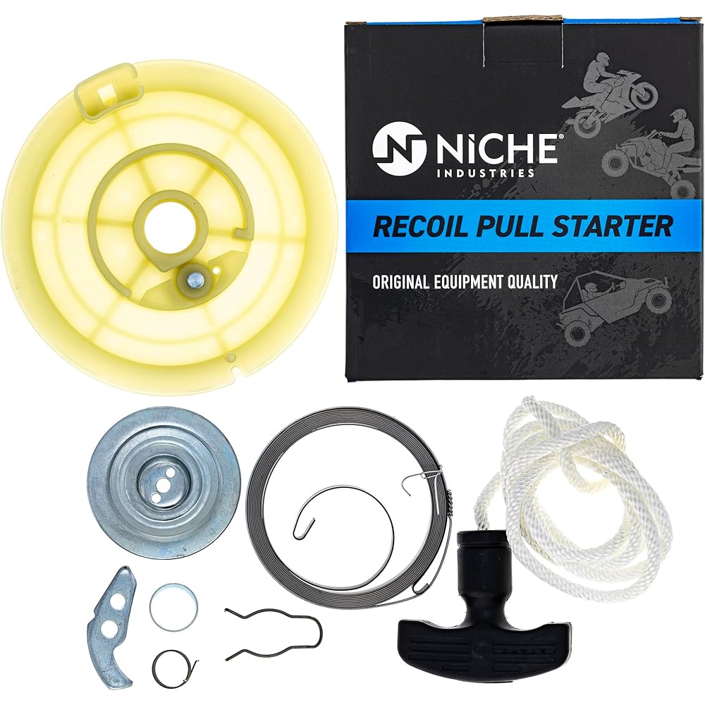 NICHE Recoil Pull Cord Starter Kit for Polaris Trail Boss ATP Scrambler Magnum 330 Sportsman 335 400 450 500 3084780 3090085