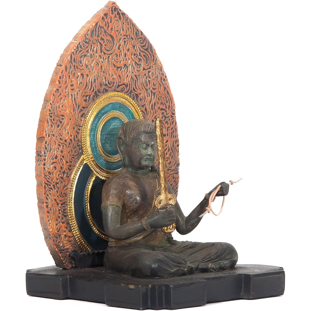 [Officially supervised by Toji Temple] Fudo Myoo (Fudo Myoo) miniature Buddha statue [Kukai 21 three-dimensional mandalas commemorating the 1200th anniversary of the founding of the Shingon sect]