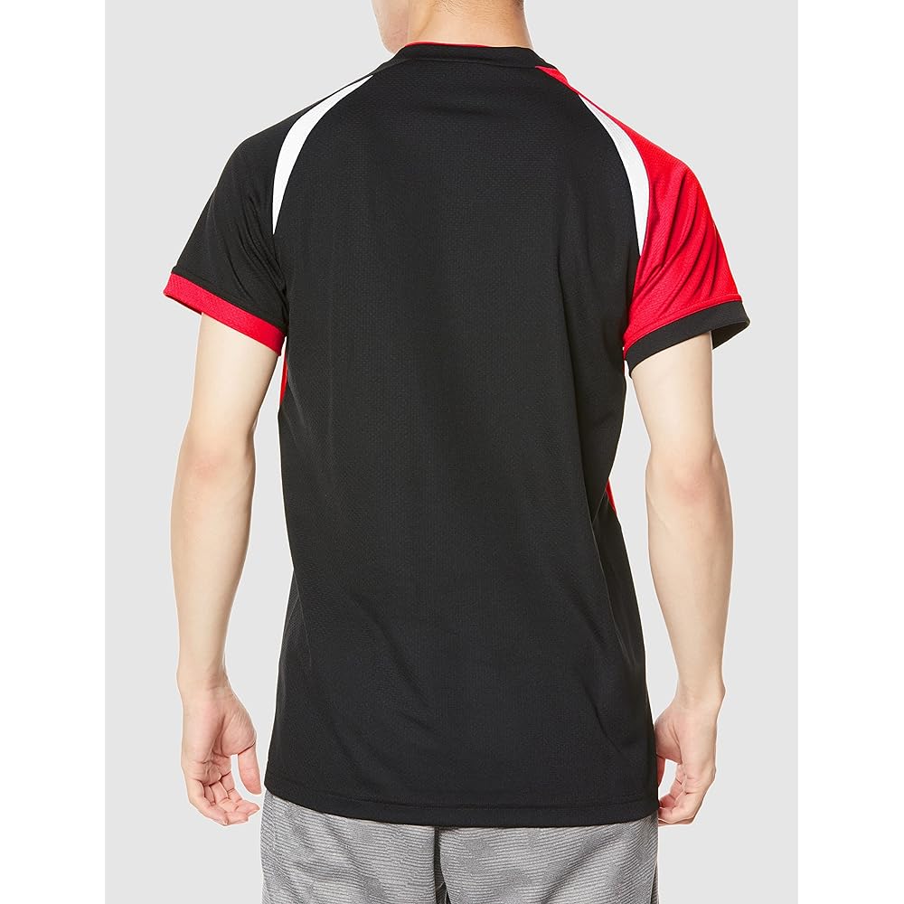 [Mizuno] Volleyball Wear Game Shirt, Short Sleeve, Sweat Absorbent, Quick Drying, Junior Available V2MA2112
