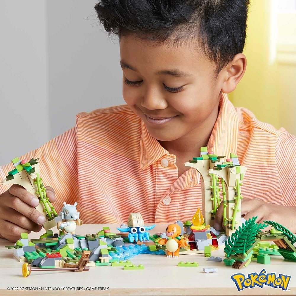 MEGA Pokemon Adventure World Hakken! Ancient ruins in the jungle & Pikachu and the merry wind hill ~ Set of Poppo, Wooloo and spinning windmills