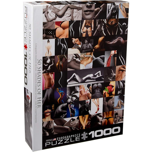 50 Shades Of Her Jigsaw Puzzle, 1000 Piece