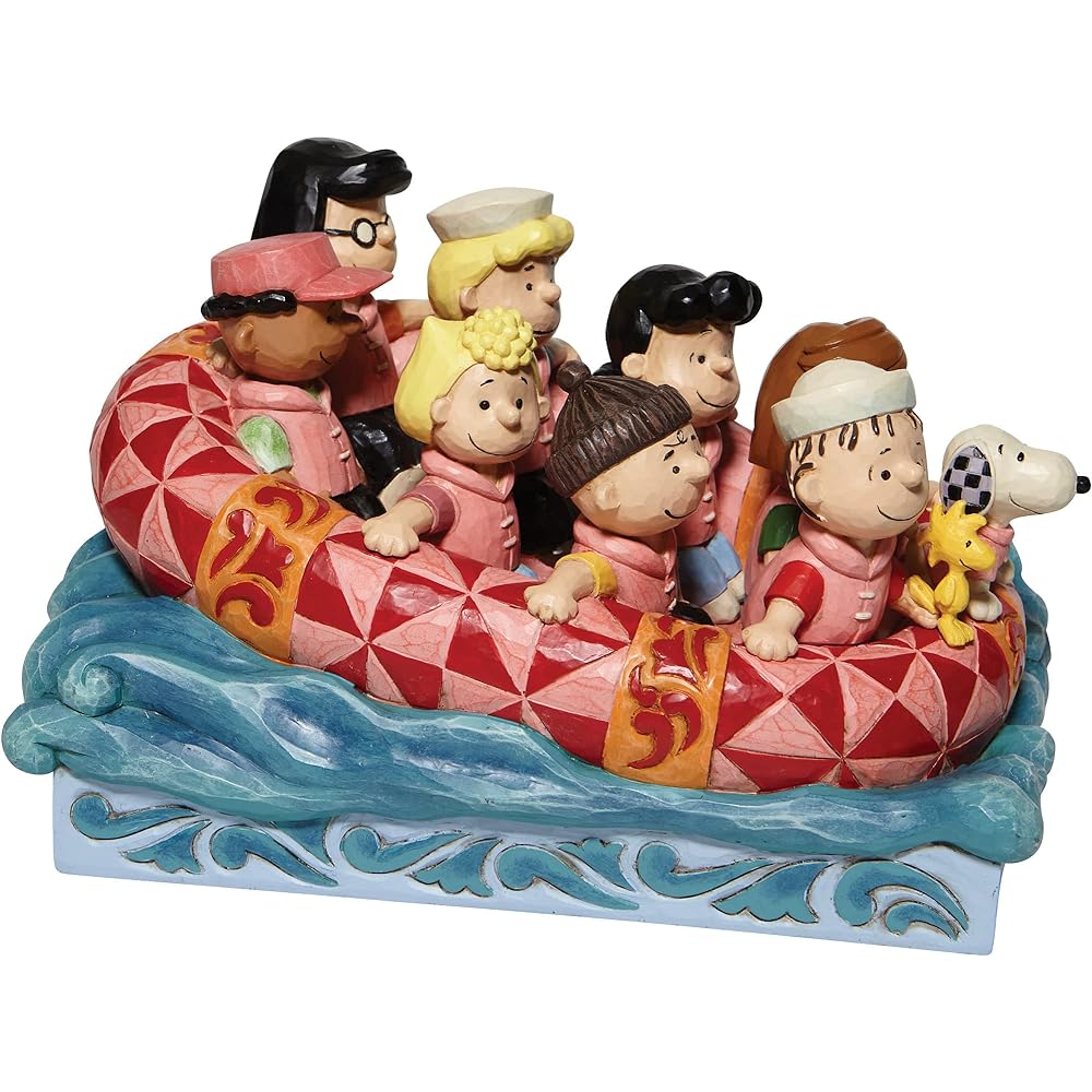 enesco Jim Shore Peanuts Gang Rafting 6007934