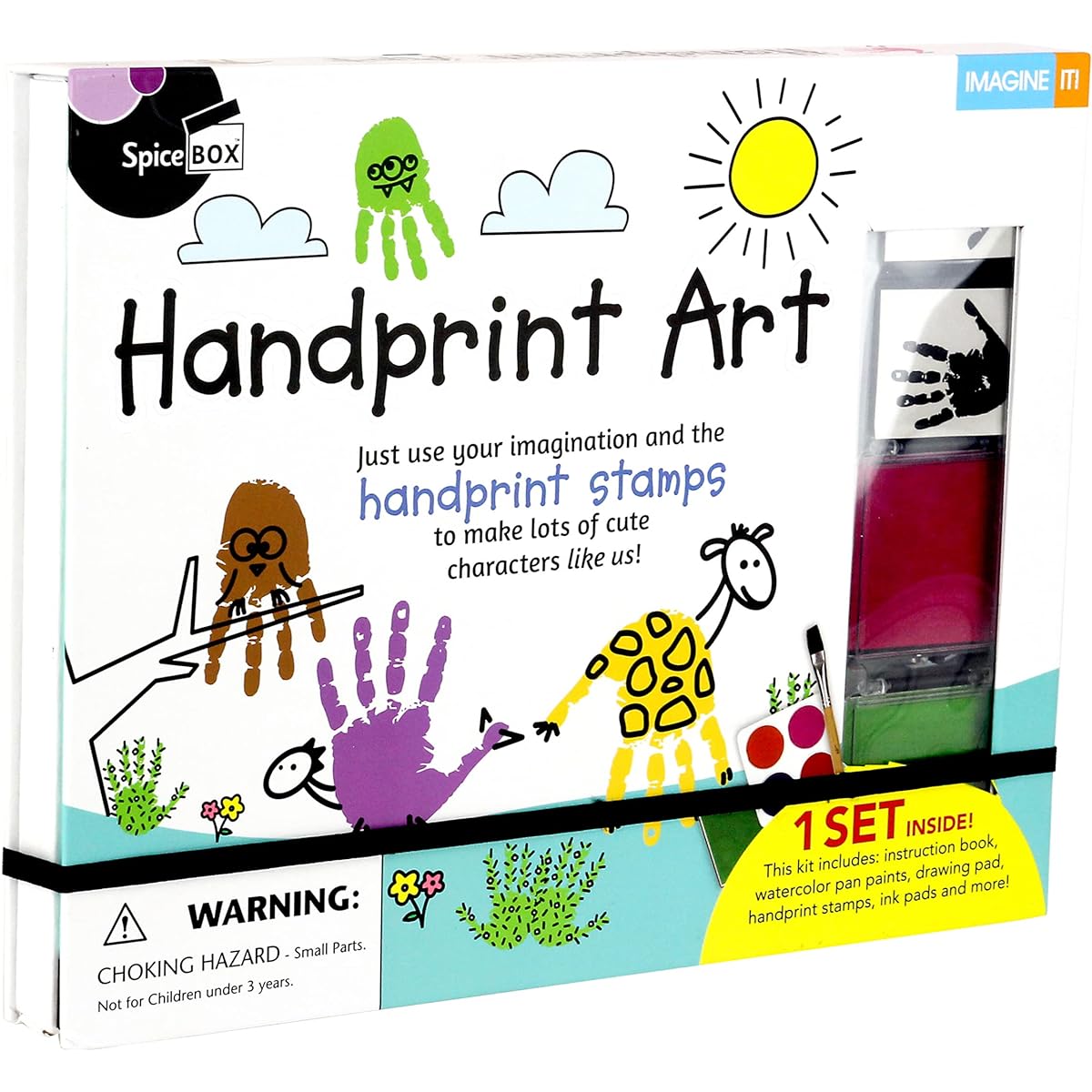 SpiceBox Handprint Art Crafts/School Supplies