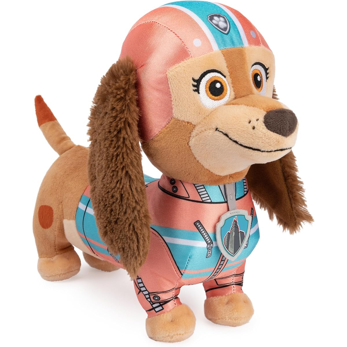 GUND PAW Patrol Liberty in Heroic Standing Position, Premium Plush Toy Ages 1+, 12 inches