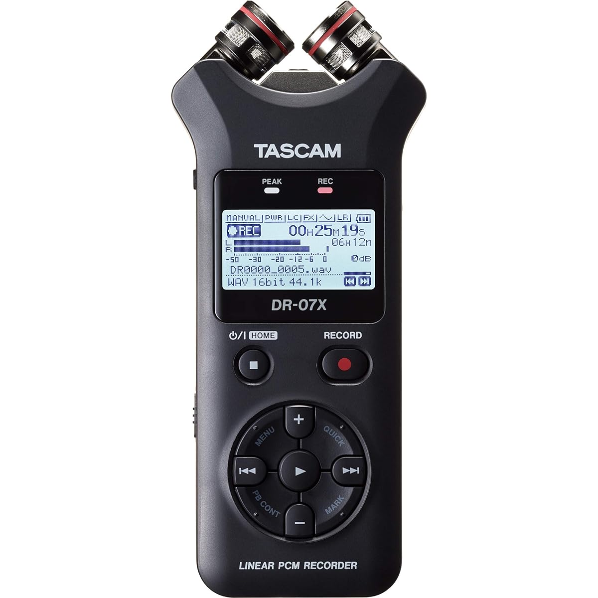 TASCAM DR-07X USB Audio Interface Stereo Linear PCM Recorder Handy Recorder USB Microphone Youtube ASMR 24bit 96kHz High Resolution
