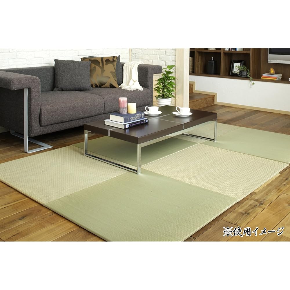 Oshimaya Tatami Tatami Tatami Unit Tatami Raku Raku Approx. 82 x 82 x 3 cm Half Tatami Antibacterial Odor Resistant Igusa Made in Japan