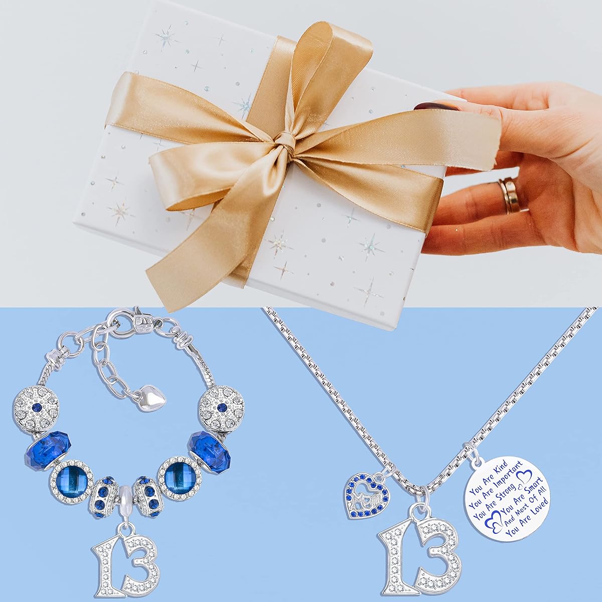 13th Birthday Gifts for Girls Blue