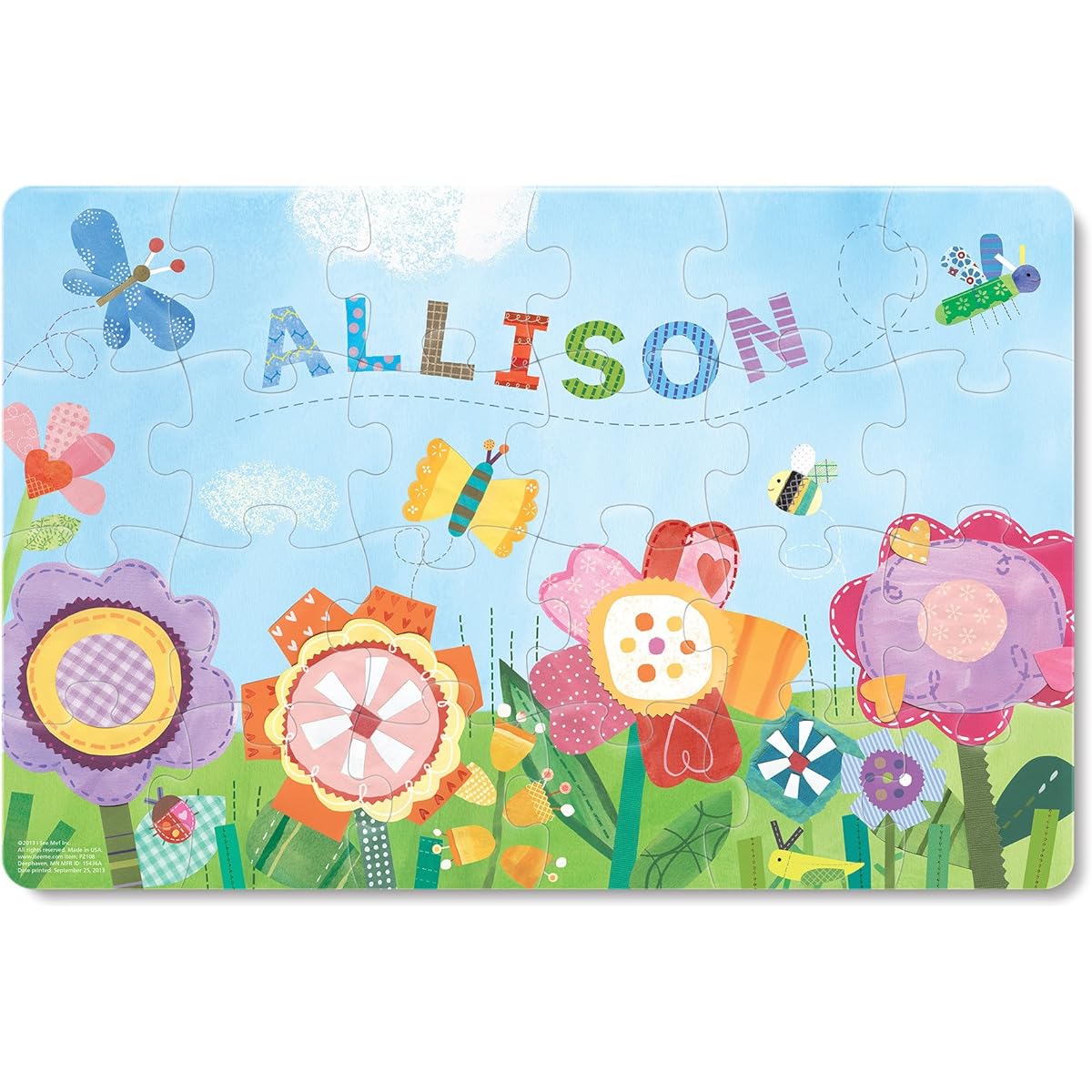 Children's Jigsaw Puzzle 24 Pieces I See Me! (Flowers)