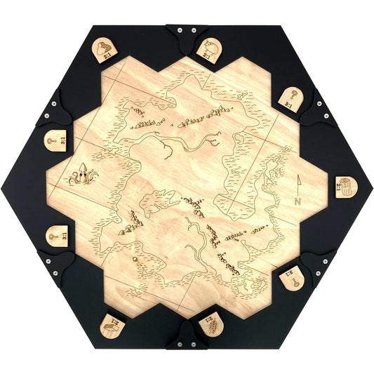 table and frame. Compatible with Settlers of Catan ~ The UNEXPLORED Country.