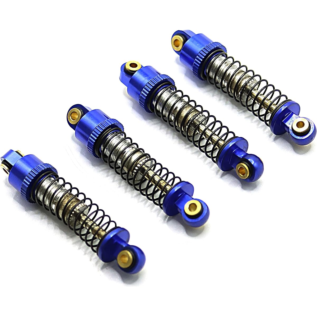 Mesimsple Alloy FMS Shocks for FMS 1/24 FCX24 Front Rear Shocks & FMS 1/18 Series Upgrade Parts Blue