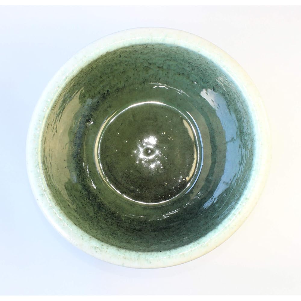 Tori White Blurred Water Lily Pot S V29-13