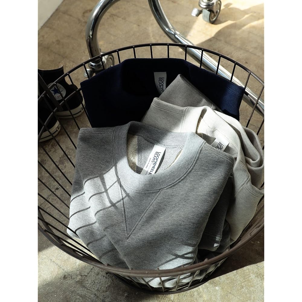 [BEAMS 100 Famous Products] (BEAMS Plus) BEAMS PLUS/Sweat LOOPWHEELER × BEAMS PLUS Custom Made Athletic Crew Neck Sweat Men's