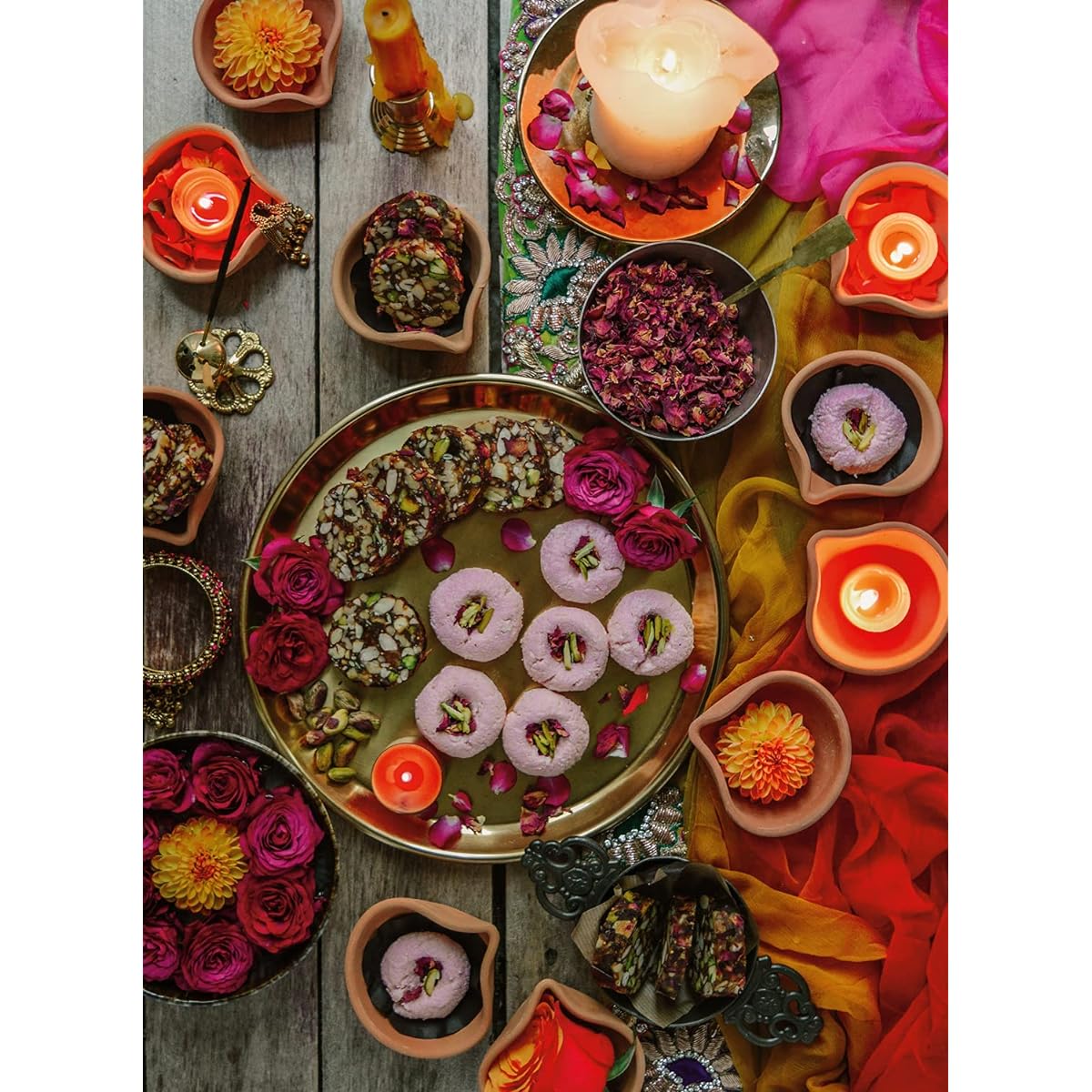 Buffalo Games Jigsaw Puzzle Brand Diwali Celebration 300 Pieces