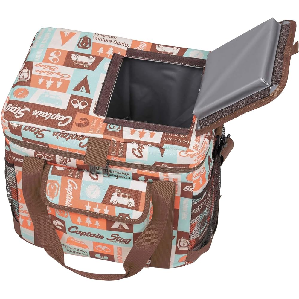 CAPTAIN STAG Cold Bag Cooler Bag Foldable Storage Super Cool Soft Cooler Leisure Road