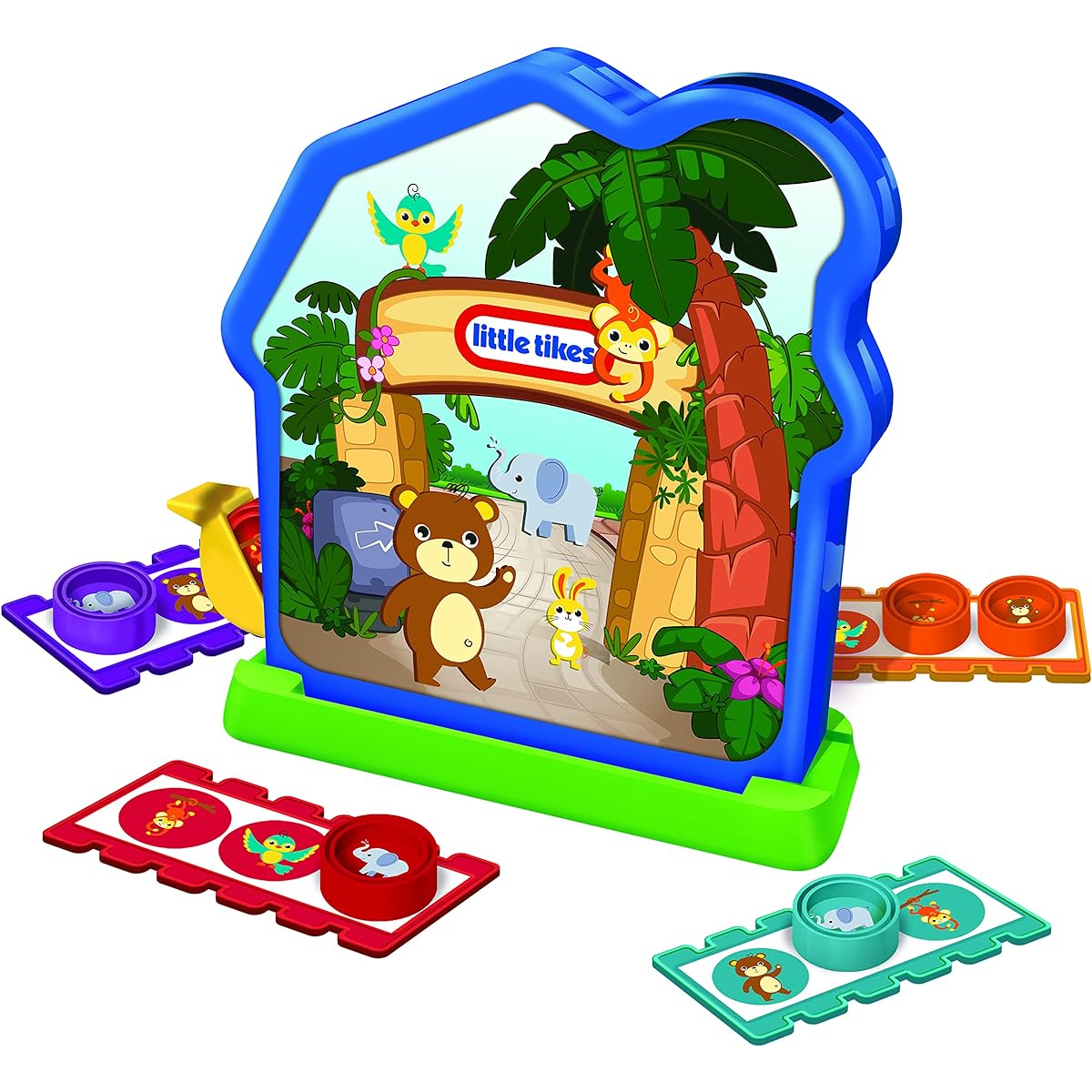 TCG Toys Little Tikes Animal Zoo Bingo Multiplayer Kids Game Multicolor